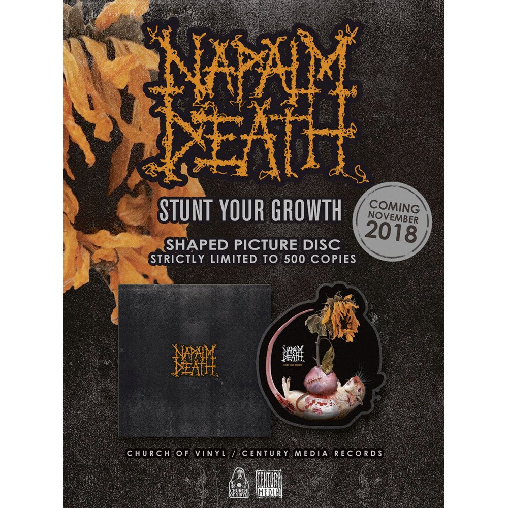 Napalm Death Apex Predator Easy Meat Picture Lp Animate Records