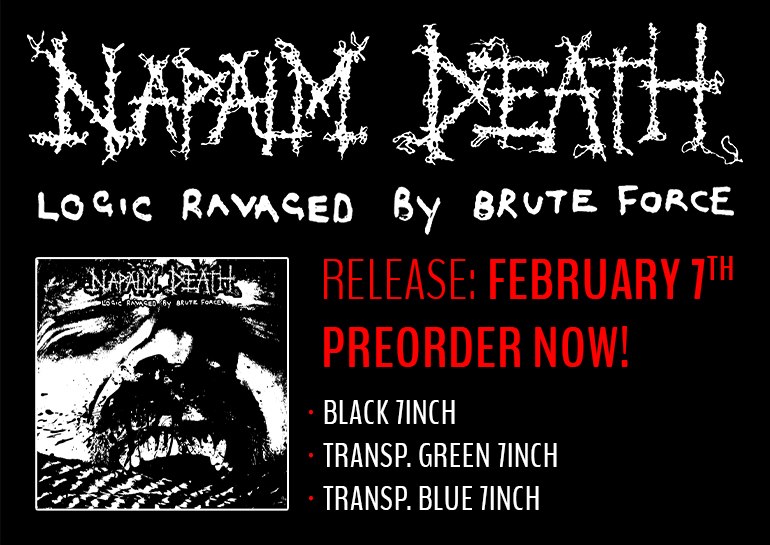 Napalm Death Announce A New 7 Digital Ep Official Napalm